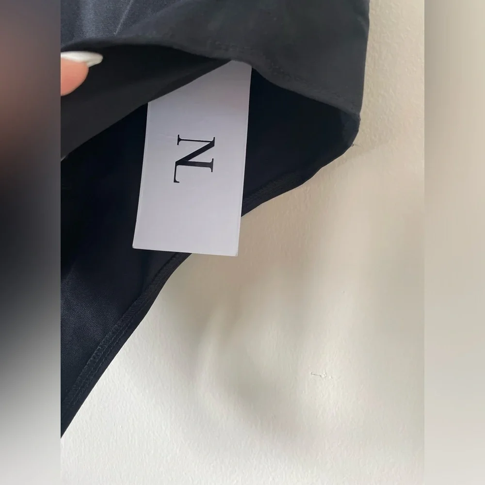 NWT Nichole Lynel The Label Bodysuit In Black - Picture 5 of 12